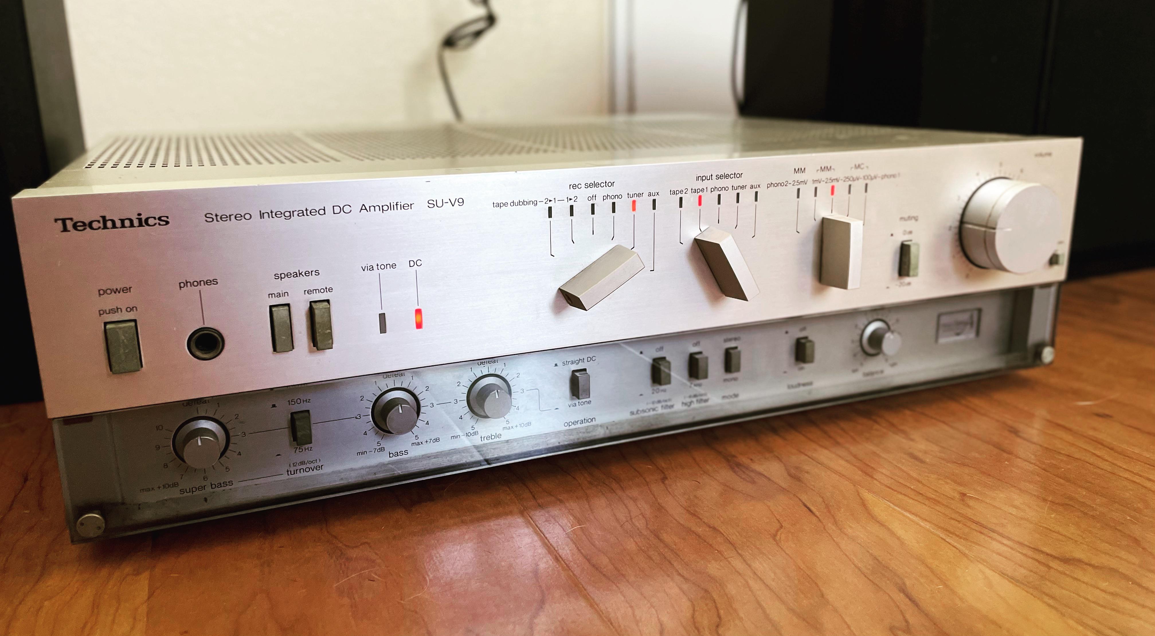 Technics SU-V9、グッドウィルで見つけた。50ドル。 : r/audiophile