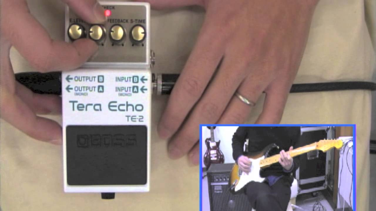 試奏動画】BOSS TE-2 Tera Echo ギターエフェクター - YouTube
