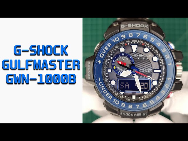 Casio G-Shock GULFMASTER GWN-1000B (JDM) in 2024 Unboxing and