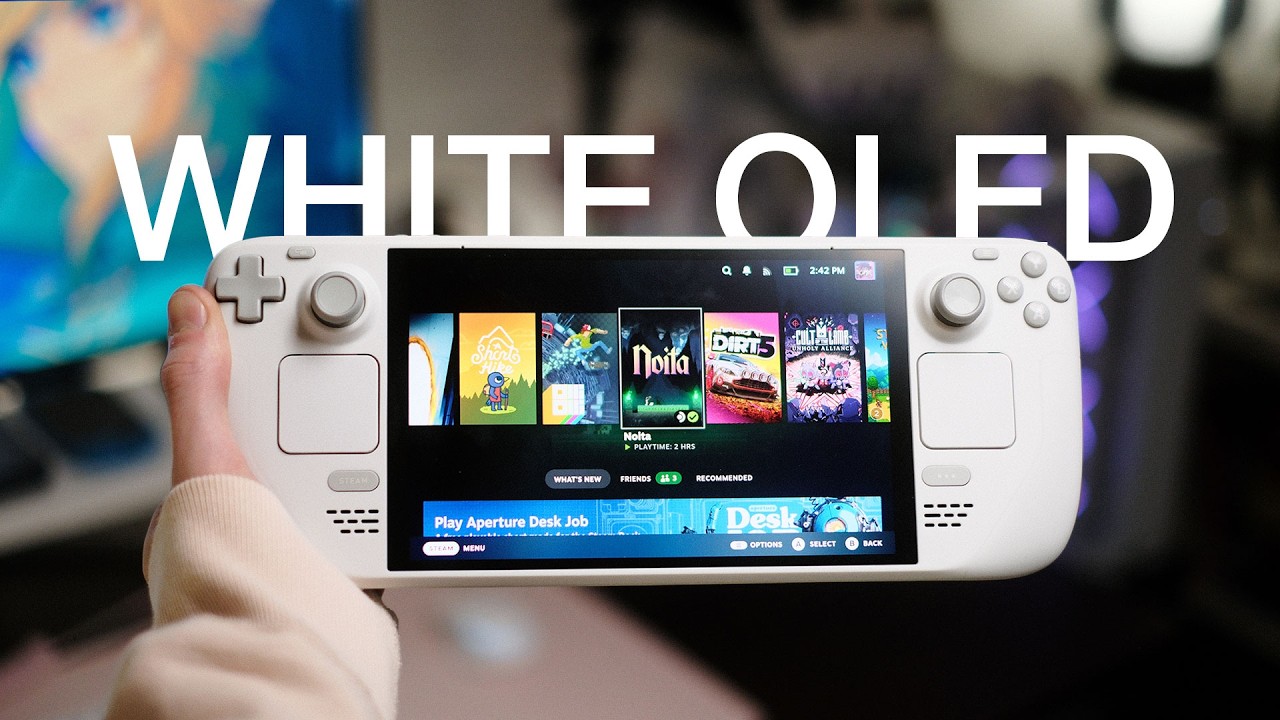 Steam Deck OLED White Limited Edition: Unboxing, Startup Animation