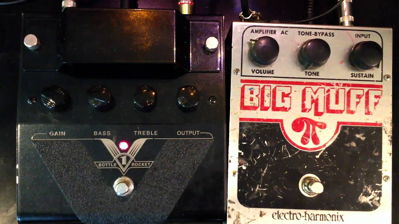 Mesa Boogie V1 Bottle Rocket vs Vintage 1978 Big Muff - YouTube