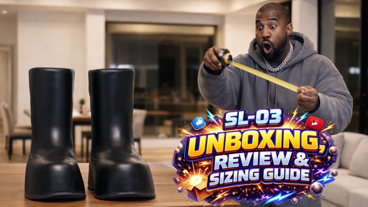YEEZY SL-03 BOOT - OFFICIAL UNBOXING, REVIEW & SIZING GUIDE - YouTube
