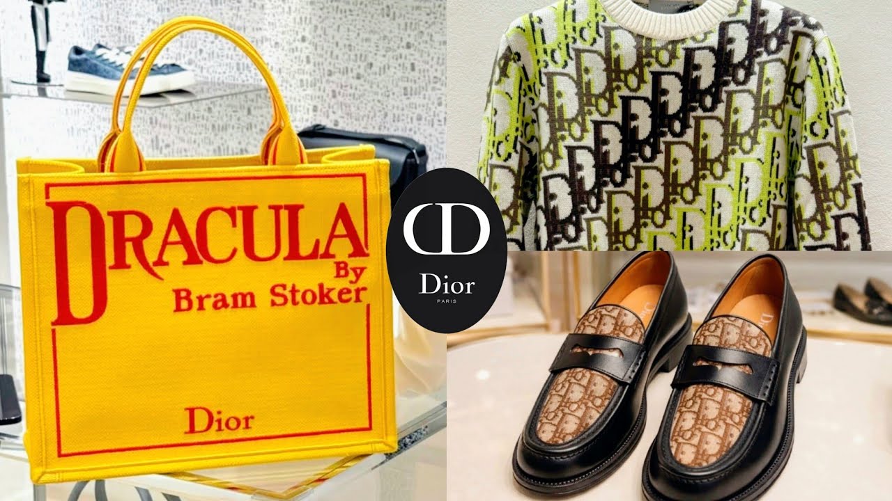 NEW at men's DIOR 🧛‍♂️ DIOR DRACULA BOOK TOTE 🧛 DIOR OBLIQUE