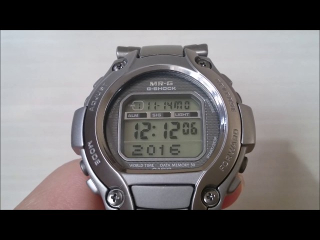 Rare Watch Collection CASIO G SHOCK MRG 220T-1 カシオ Gショック