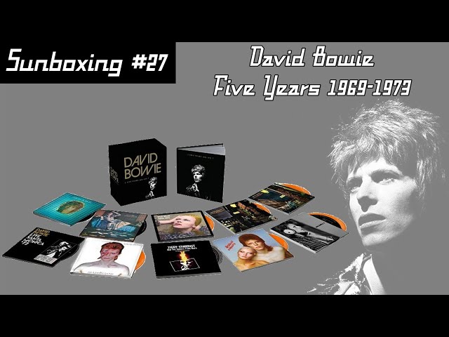 Unboxing the David Bowie - Five Years 1969-1973 Box Set (Sunboxing