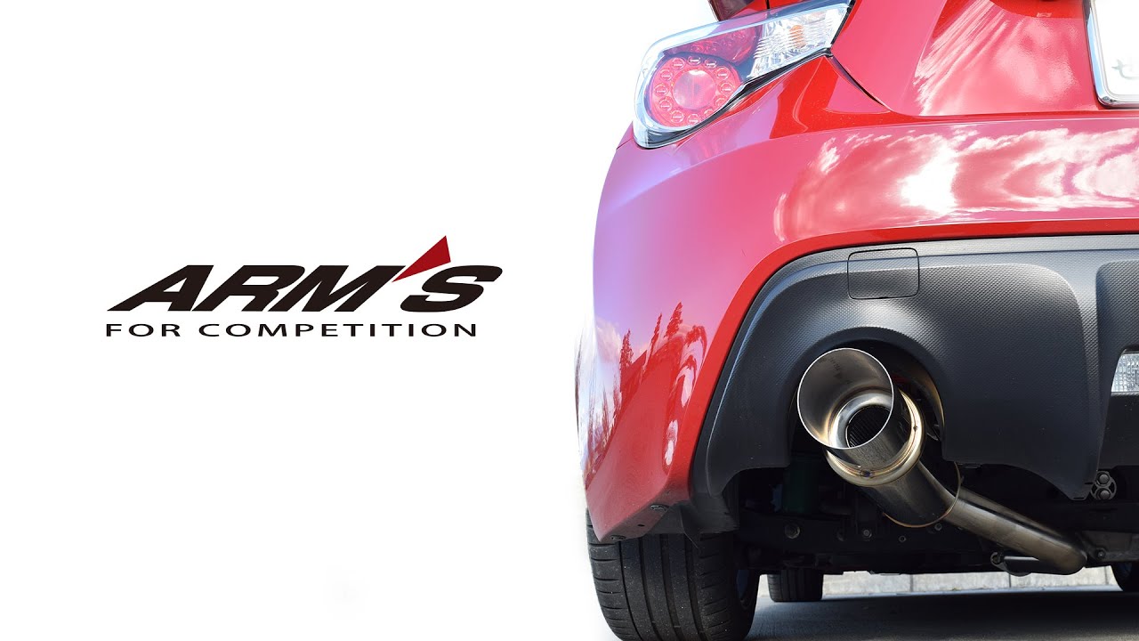 競技用マフラー 86 ZN6 BRZ ZC6 ARMS GT-304シリーズ センターパイプ
