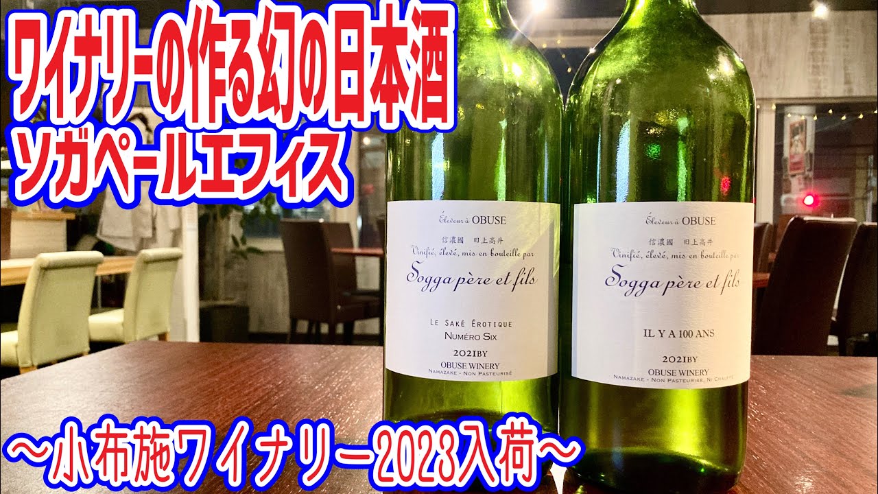 幻の日本酒⁈ソガペールエフィス】2023年入荷！！ - YouTube