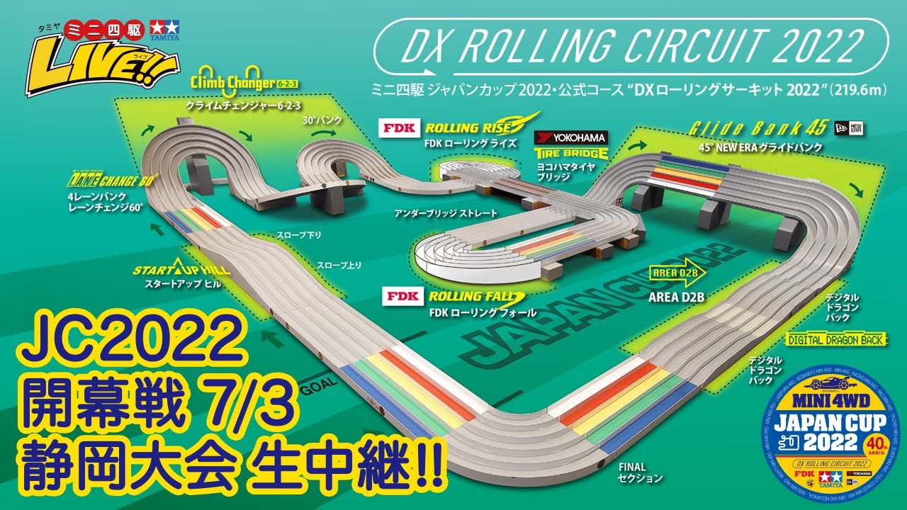 Tamiya Mini 4WD Live Vol.16 - Japan Cup 2022 Shizuoka Tournament