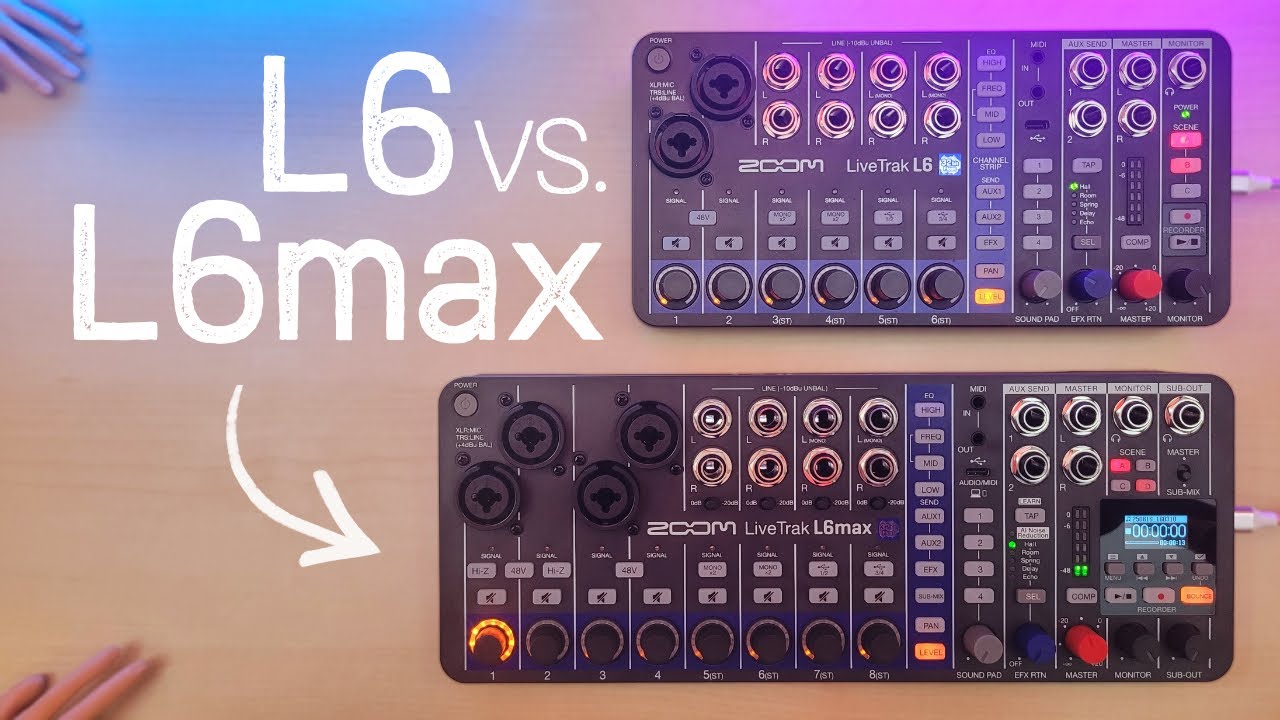 Zoom L6max vs L6: New Features, Fixes & a Few Surprises - YouTube