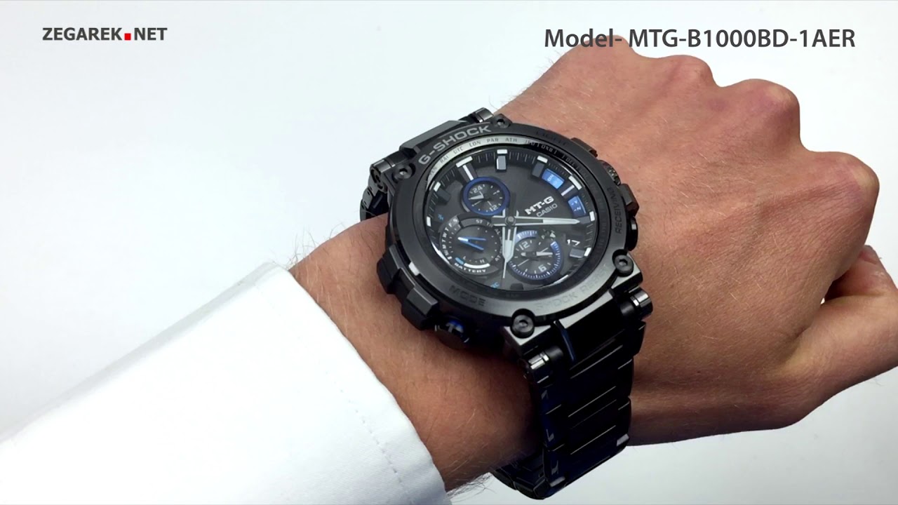 Casio G-SHOCK Exclusive MTG-B1000BD-1AER - Zegarek.net - YouTube