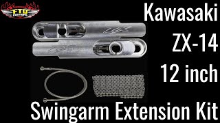 Kawasaki ZX14 Swingarm Extensions 12