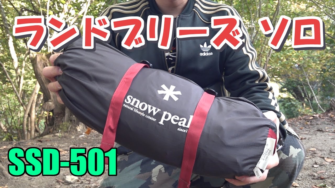 テントレビュー】SSD-501 ランドブリーズ ソロ オリジナルセットWD