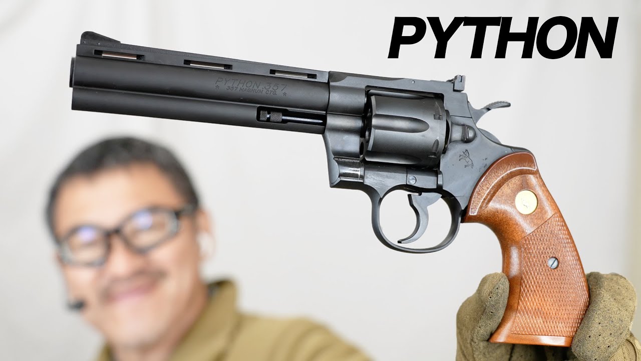 コルト パイソン 6インチ HW R-modelタナカ ガスガン リボルバー