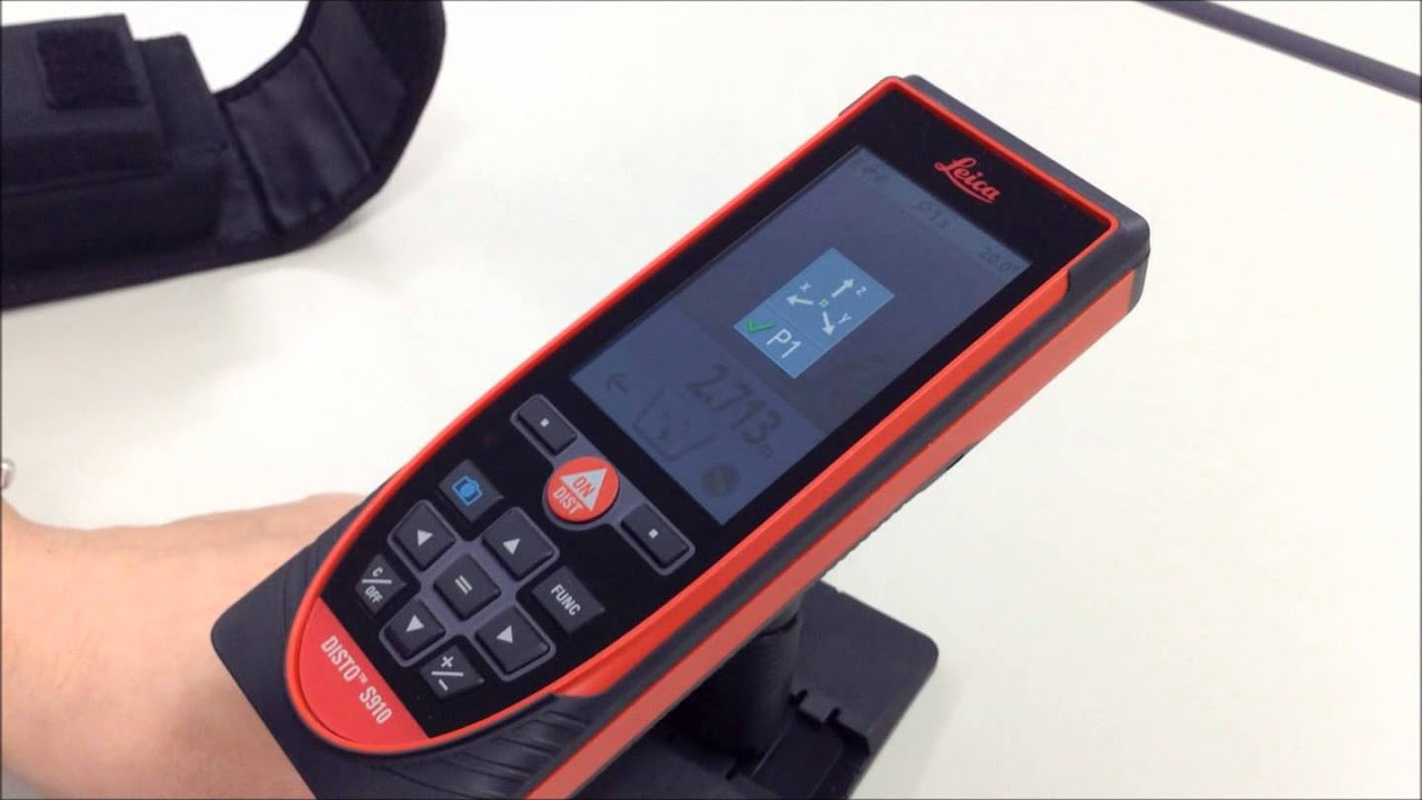レーザー距離計 DISTO S910 : 2点間距離測定(P2P機能)の基本操作 - YouTube