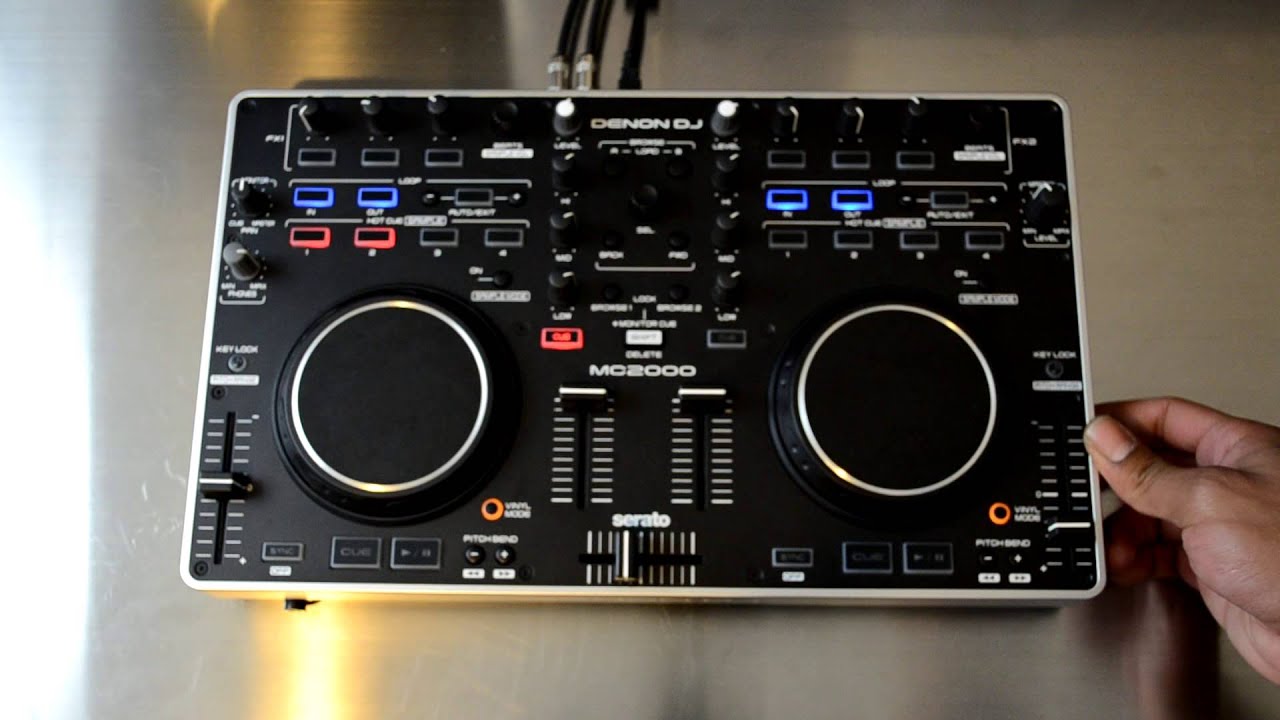 Denon DJ MC2000 Digital MIDI DJ Controller Video Review - YouTube