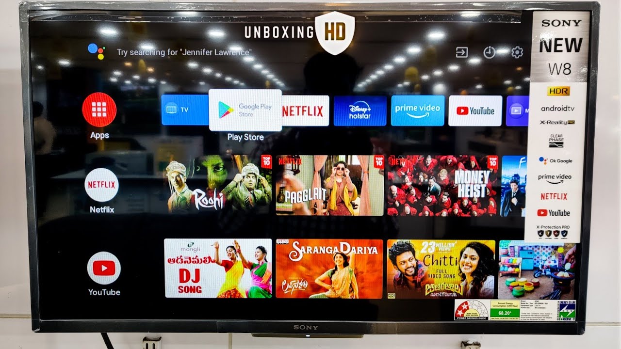 Sony 32W830 Android TV Unboxing - YouTube