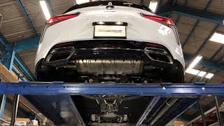 レクサス LC500 レーシングフロント・センターパイプ 納品・お取付け