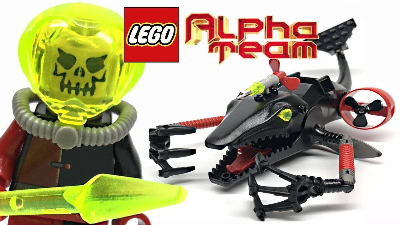 LEGO Alpha Team Ogel Mutant Killer Whale review! 2002 set 4797