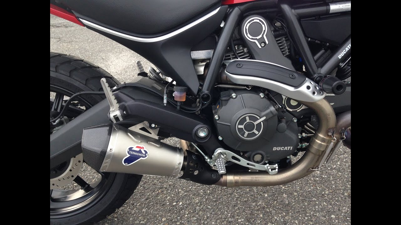 ドゥカティ スクランブラー エンジン音（テルミニョーニのマフラーに