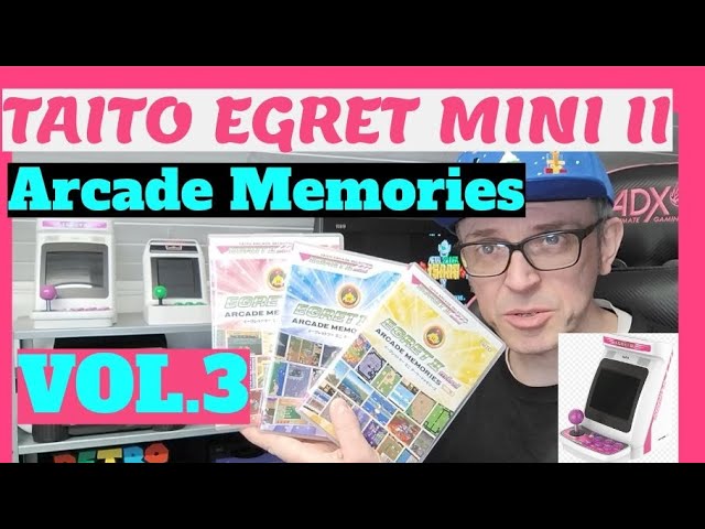 ARCADE MEMORIES Vol.3 - Taito Egret II Mini - Quick Look & Review