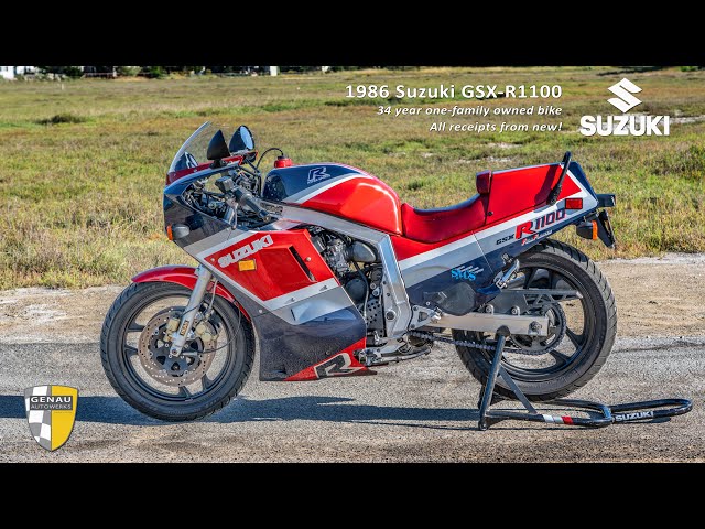 1986 Suzuki GSX-R1100 - YouTube