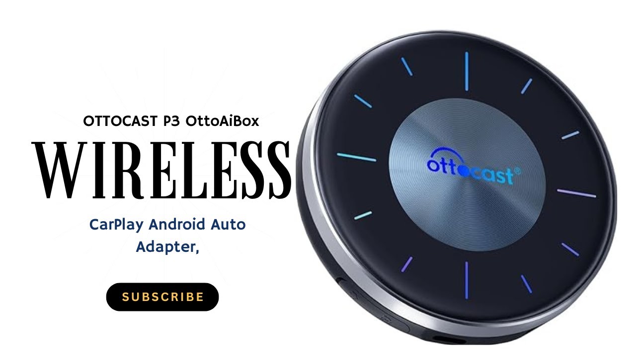 OTTOCAST P3 OttoAiBox – 2024 Android 12 CarPlay AI Box, Wireless