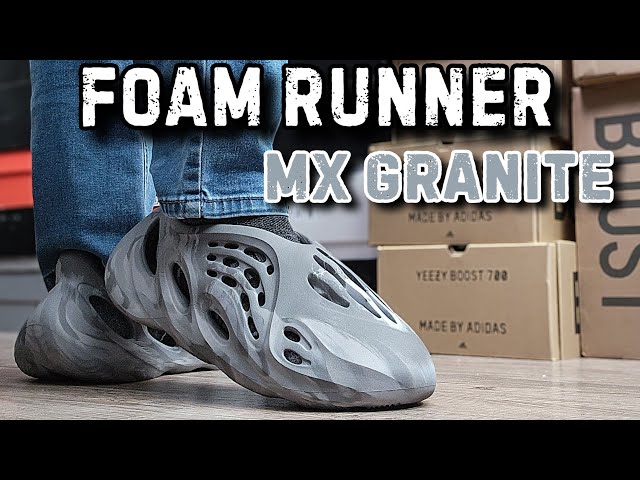 Yeezy Foam Runner 'MX Granite' Review & On Feet - YouTube