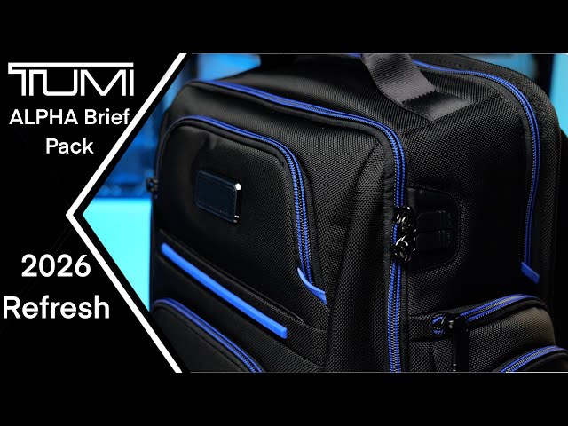 FINALLY, Tumi Alpha Brief Pack Refresh 2026 Review! - YouTube