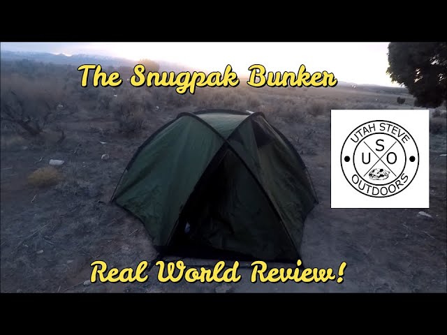 The Snugpak Bunker Tent: Real World Review! - YouTube