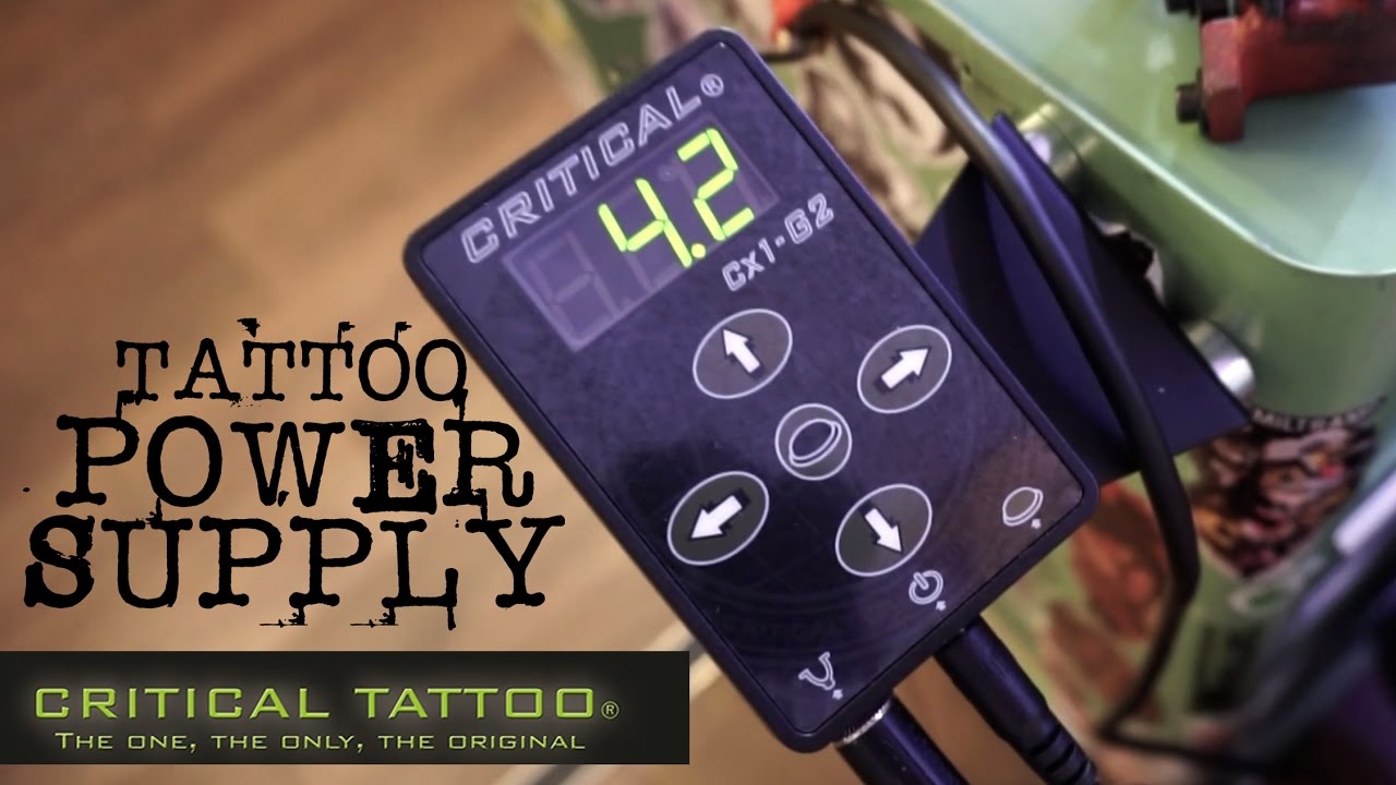 BEST TATTOO POWER SUPPLY - CRITICAL CX-1 / REVIEW - YouTube