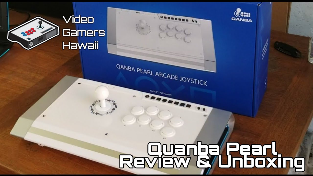 Qanba Pearl Arcade Joystick Unboxing & Review - YouTube