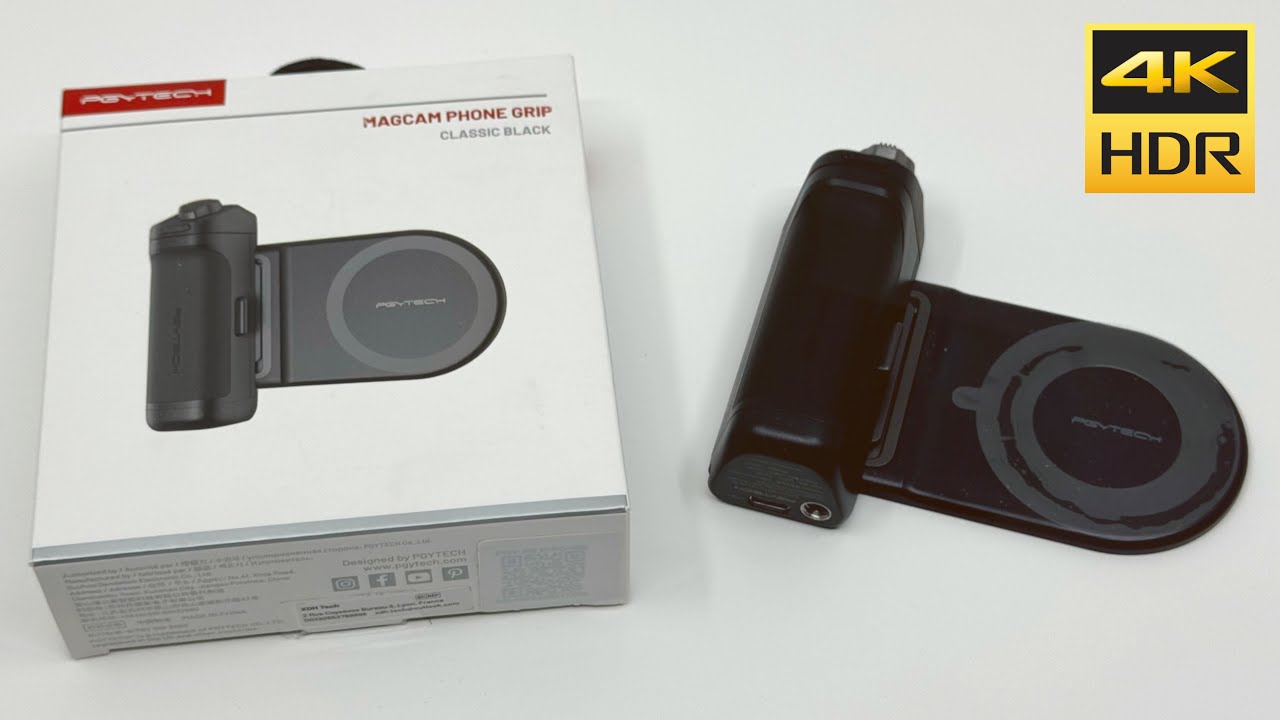 Pgytech MagCam Phone Grip Classic Black Unboxing - YouTube