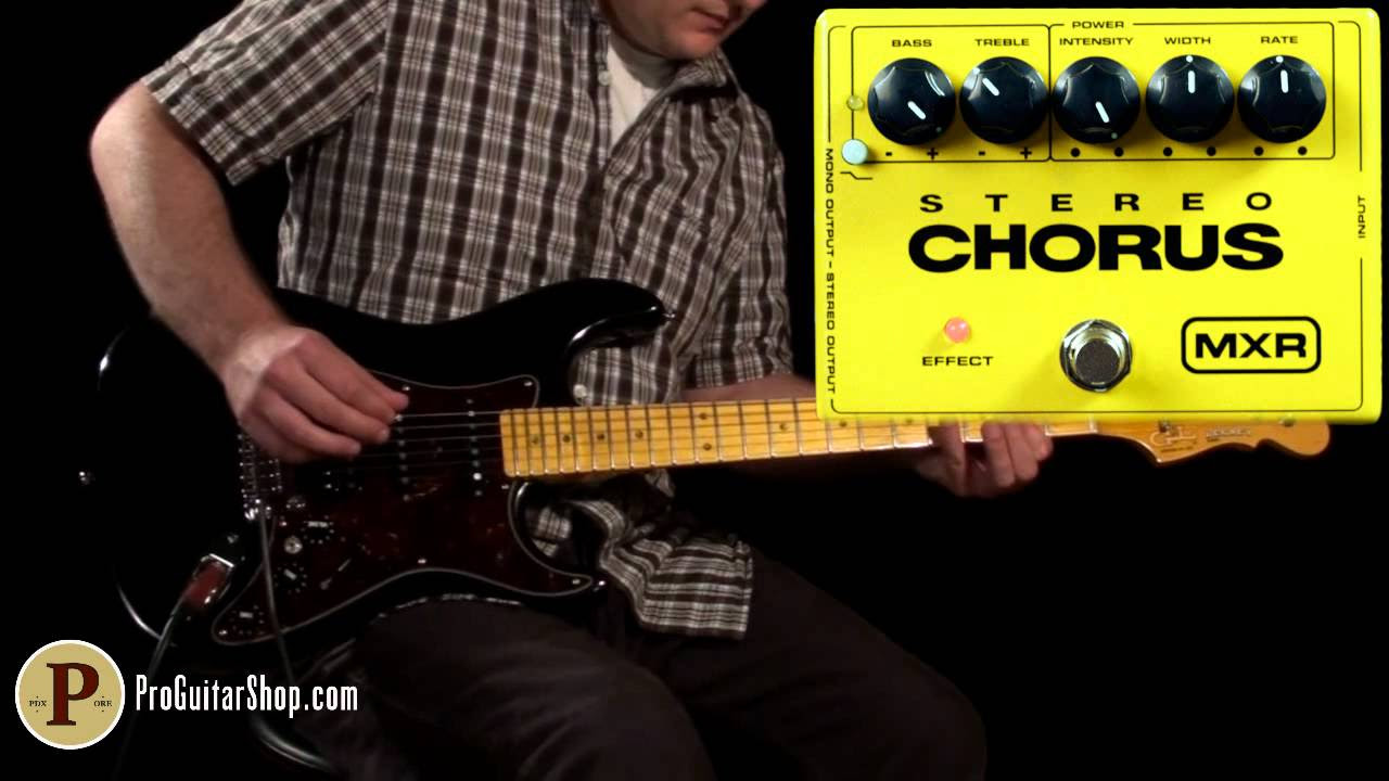 MXR M134 Stereo Chorus - YouTube