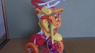 アンパンマン三輪車 折りたたみ・持ち運び簡単 