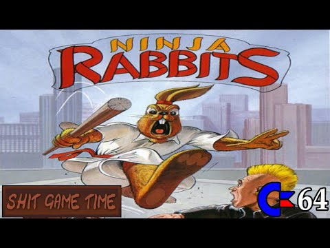 SHIT GAME TIME: NINJA RABBITS (C64 - Contains Swearing!) - YouTube