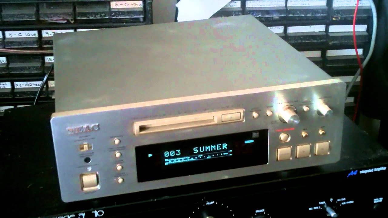 Teac MD-H500 Reference series Minidisc player - YouTube