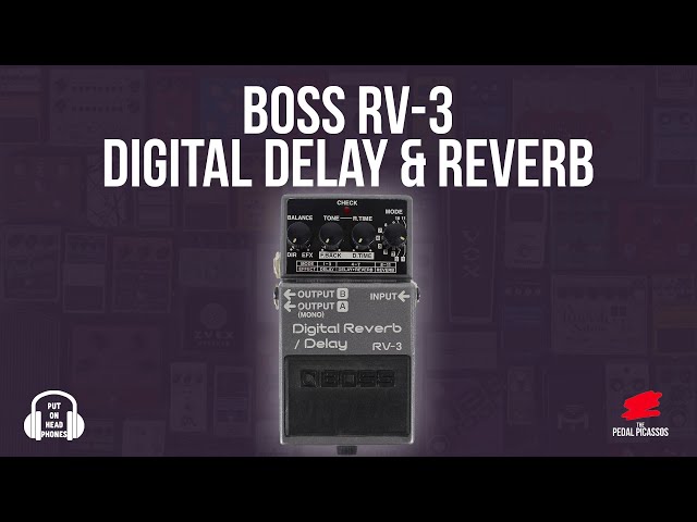 BOSS RV-3 DIGITAL DELAY & REVERB - YouTube