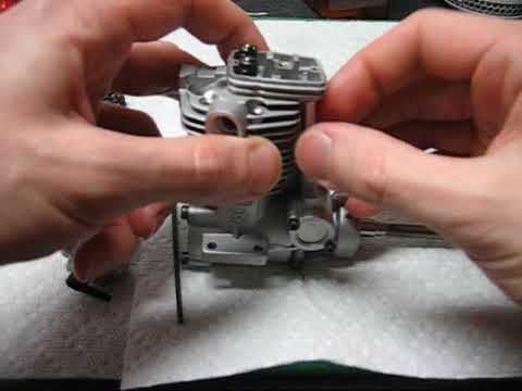 OS FS-52 Four Stroke RC Glow Engine Reassembly Part 2 - YouTube