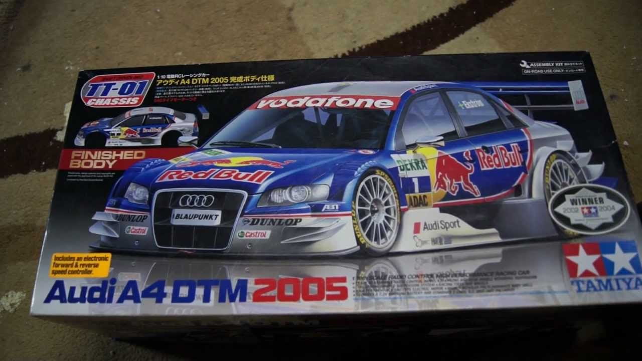 Tamiya TT01 Audi A4 DTM 2005 - YouTube