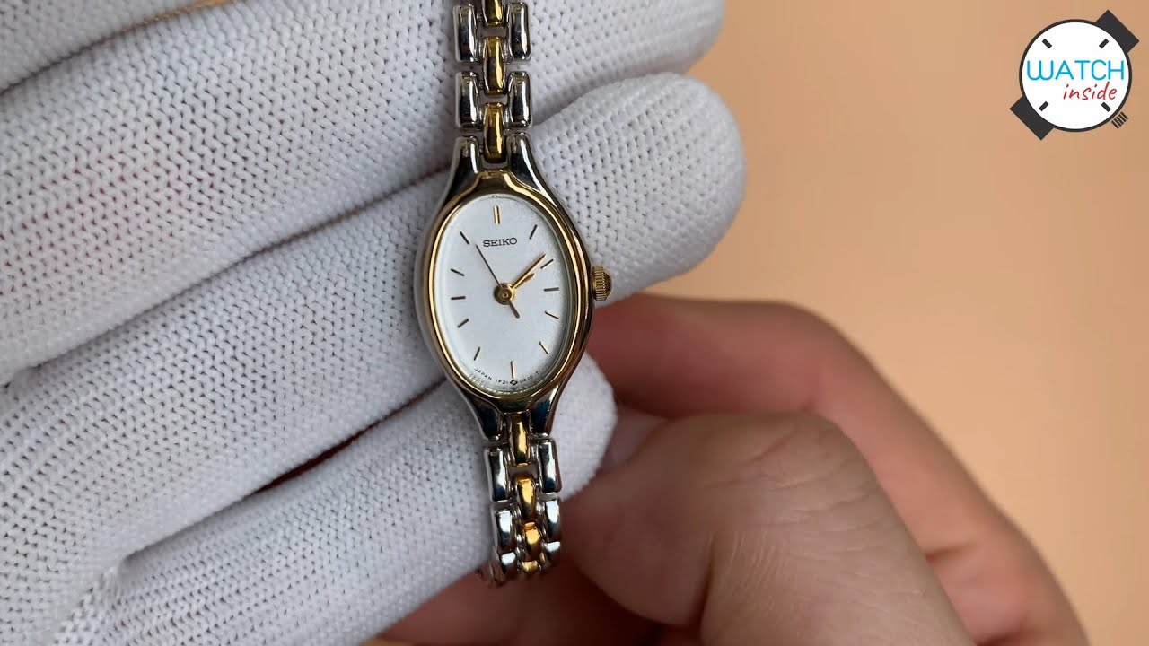 SEIKO 1F21-5A00 16mm Women's Watch Inside & Battery Replacement