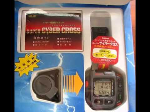 casio JG-200 super cyber cross watch - YouTube