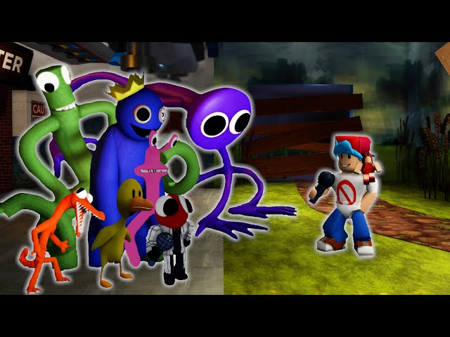 Friday Night Funkin' VS Rainbow Friends 1.5 But Pink, Yellow, Red