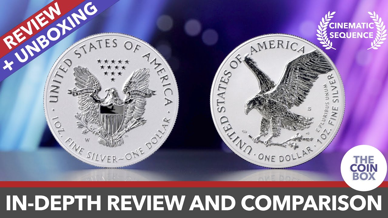 2021 Reverse Proof Silver Eagle Two Coin Set Designer Edition