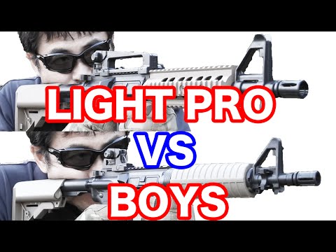 Tokyo Marui LitePro M4 vs. Boys M933 10-Year-Old Restricted
