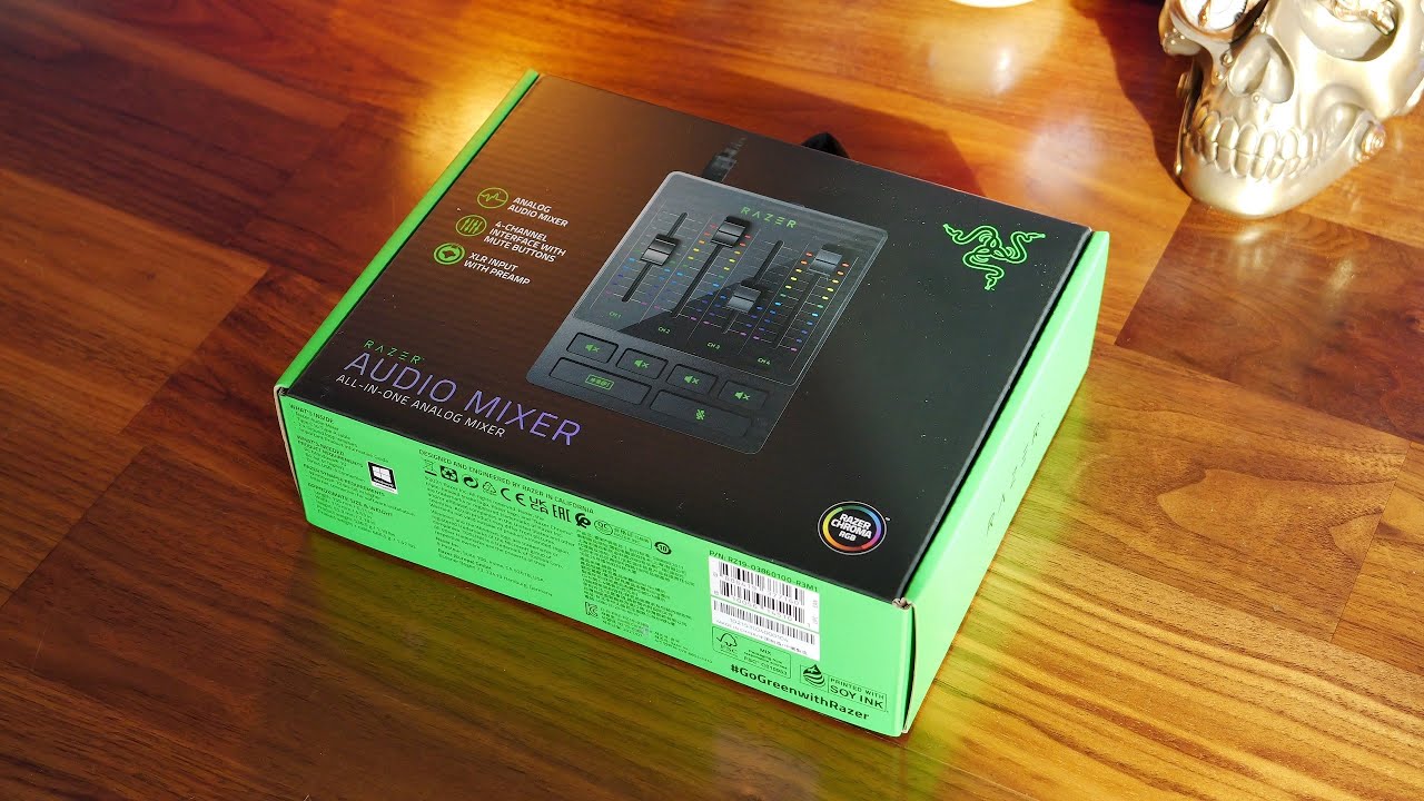 Razer Audio Mixer #ASMR unboxing - YouTube