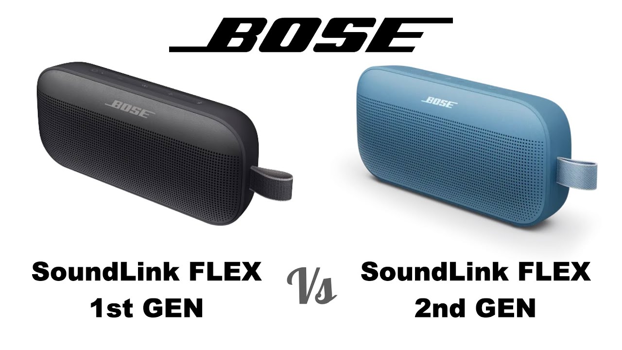 Bose SoundLink Flex 1 vs Generation 2 Portable Speaker | Compare