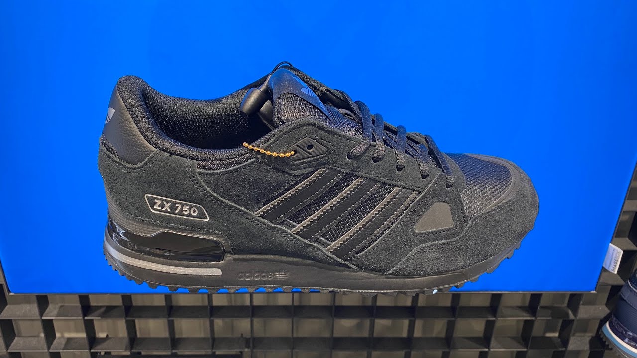 Adidas ZX 750 (Black/Silver) - SKU: GW5531 - YouTube