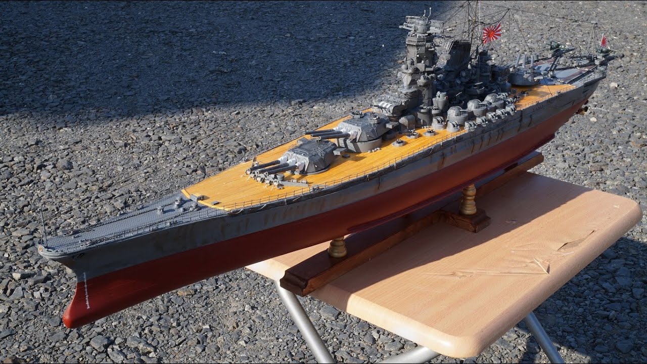 デアゴスティーニ 1/250スケール 戦艦大和 - YouTube