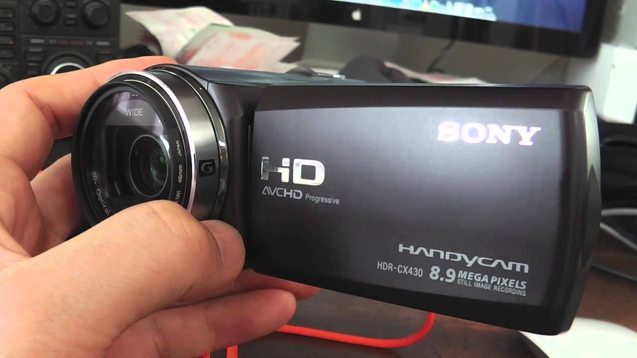 My new videocam / SONY HDR-CX430 - YouTube