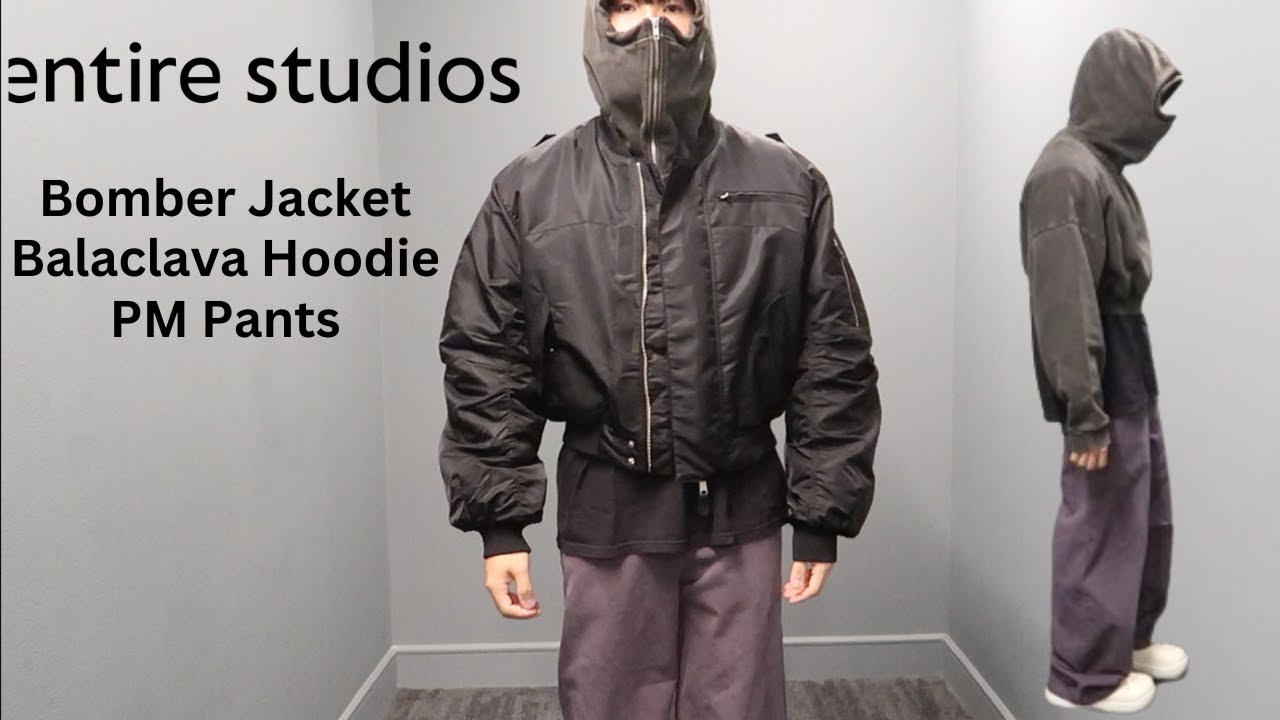 Entire Studios PM Pants, Hoodie & A-2 Bomber Jacket - YouTube